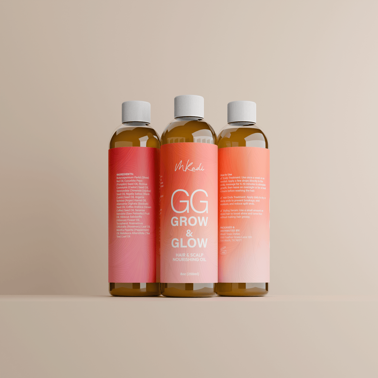 GG Oil Hair Growth - MKADI