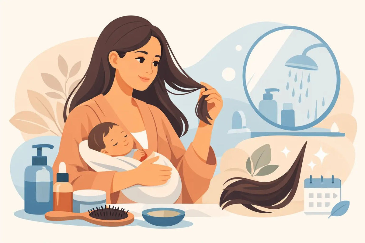 A Postpartum Hair Recovery Routine That Helps - MKADI