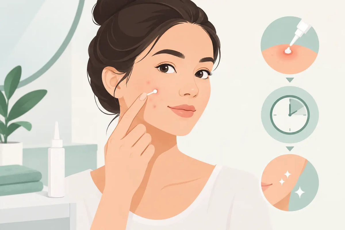 How to Apply Acne Spot Treatment Correctly - MKADI