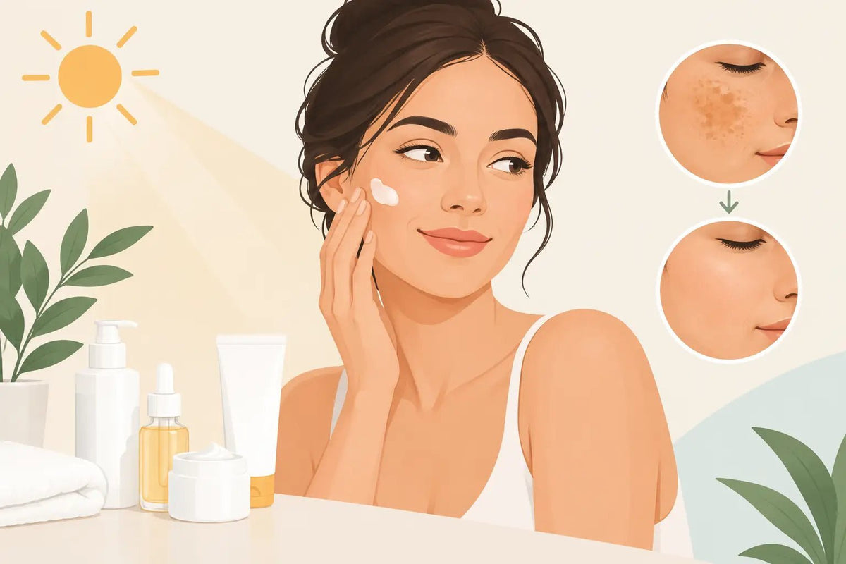 How to Fade Sun Spots With a Simple Routine - MKADI