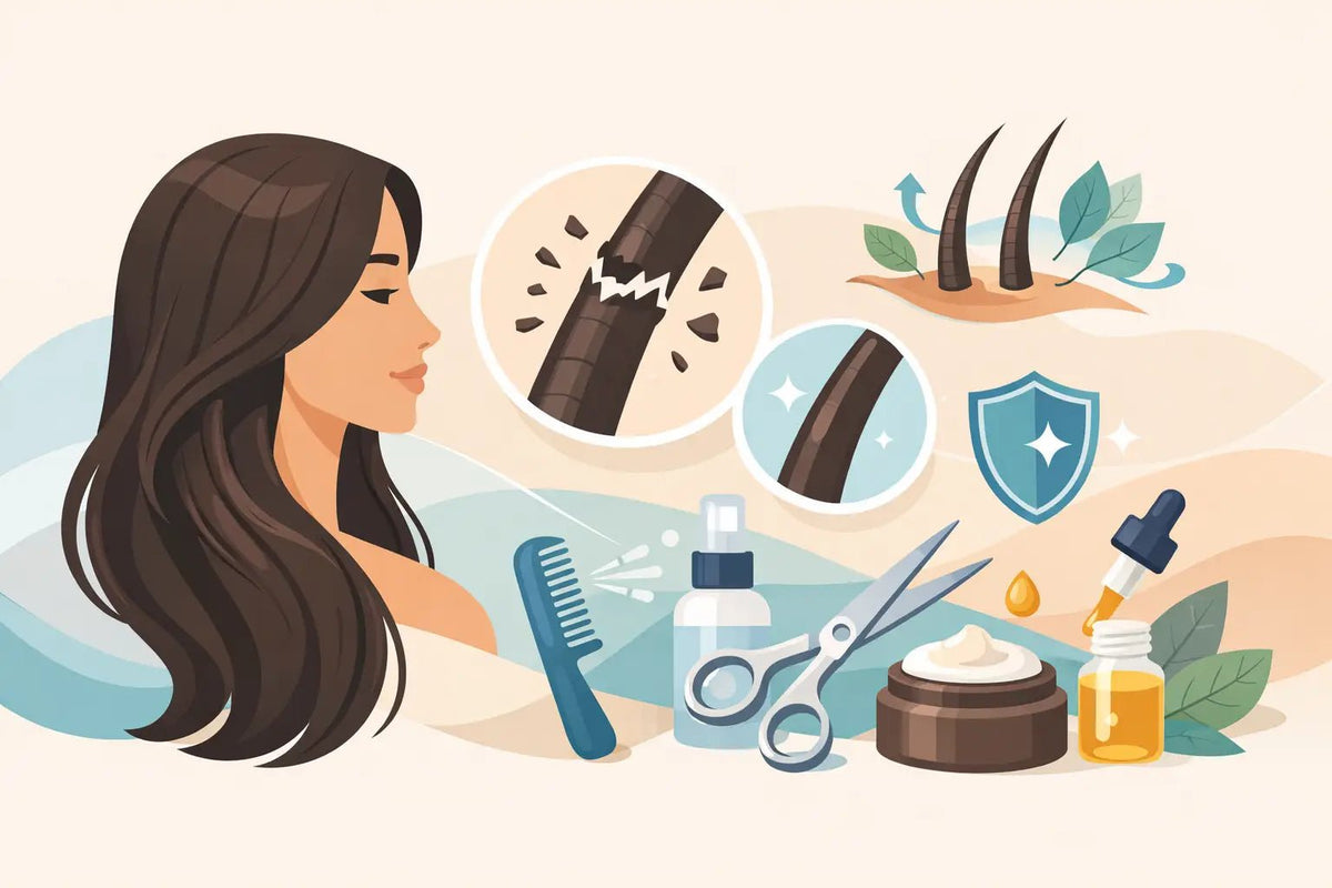 How to Repair Hair Breakage and Prevent It - MKADI