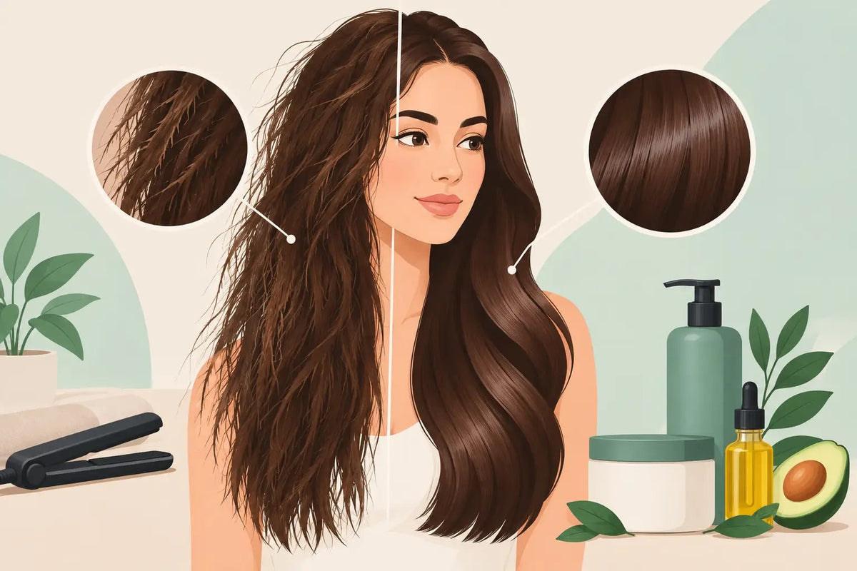 How to Repair Heat Damaged Hair Without Guessing - MKADI