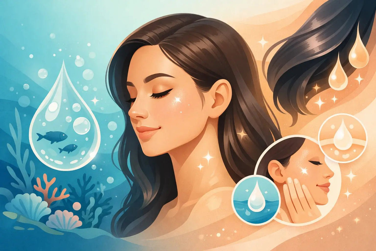 Marine Collagen Benefits for Skin, Hair, and Glow - MKADI