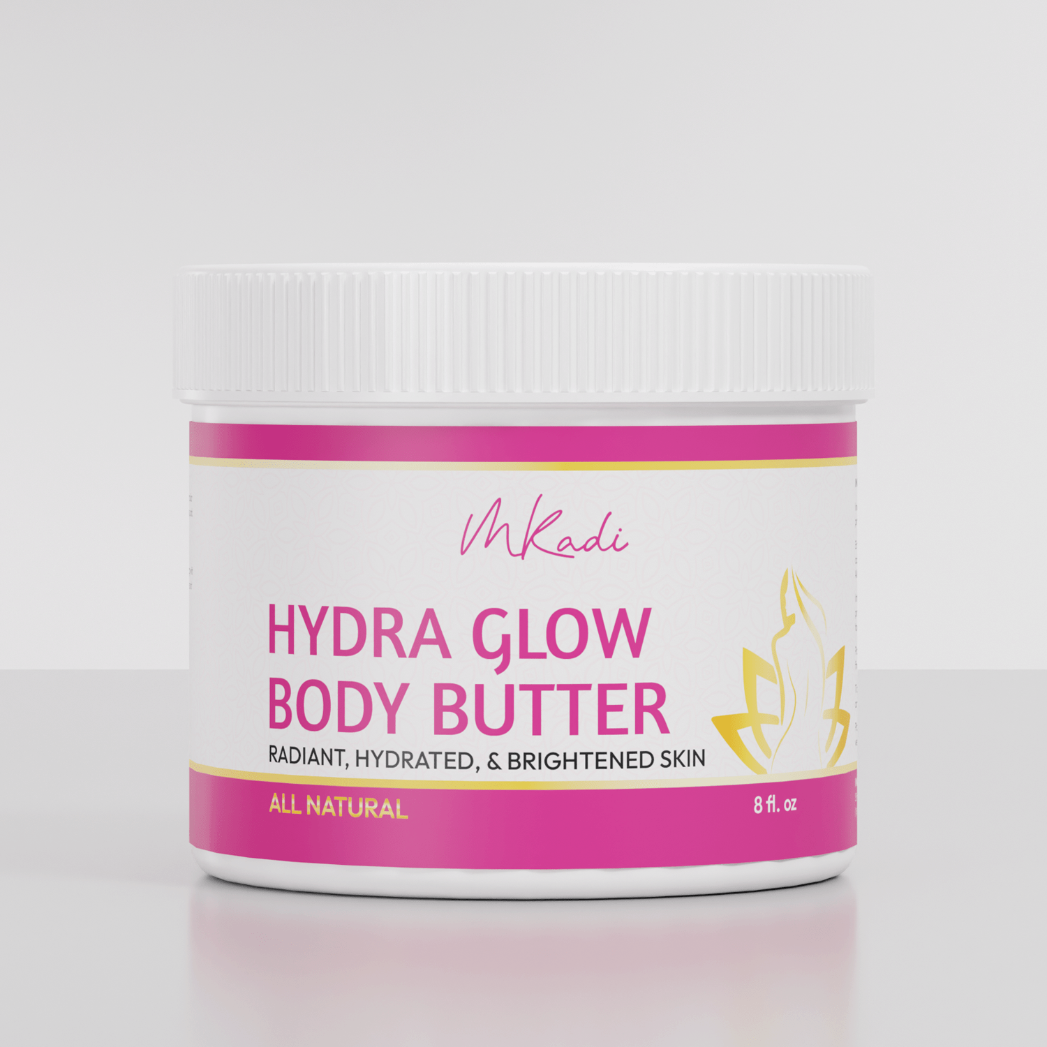 Mkadi HydraGlow Body Butter – Smooth Radiant Skin - MKADI