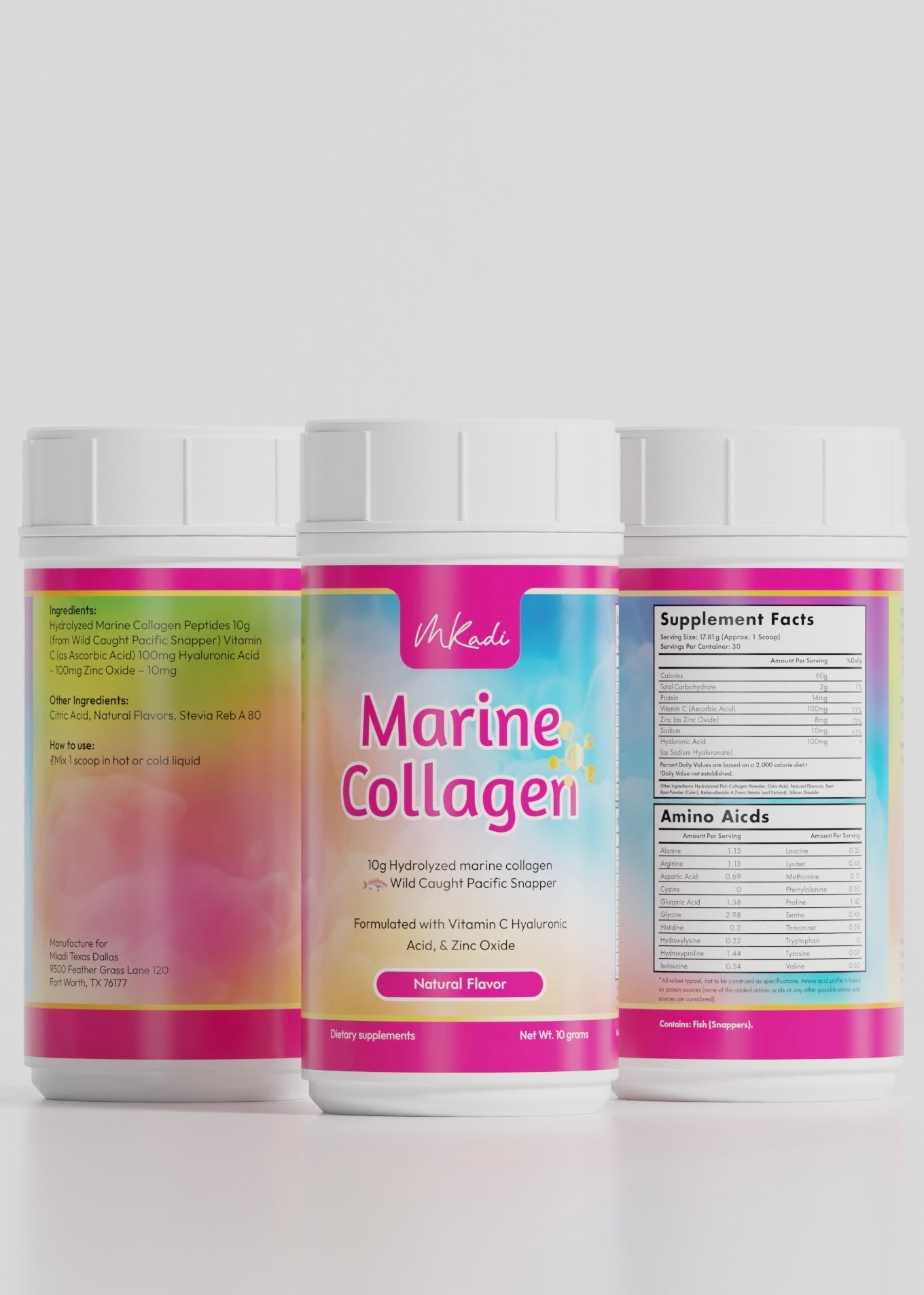 Mkadi Marine Collagen – Daily Beauty & Skin Support - MKADI
