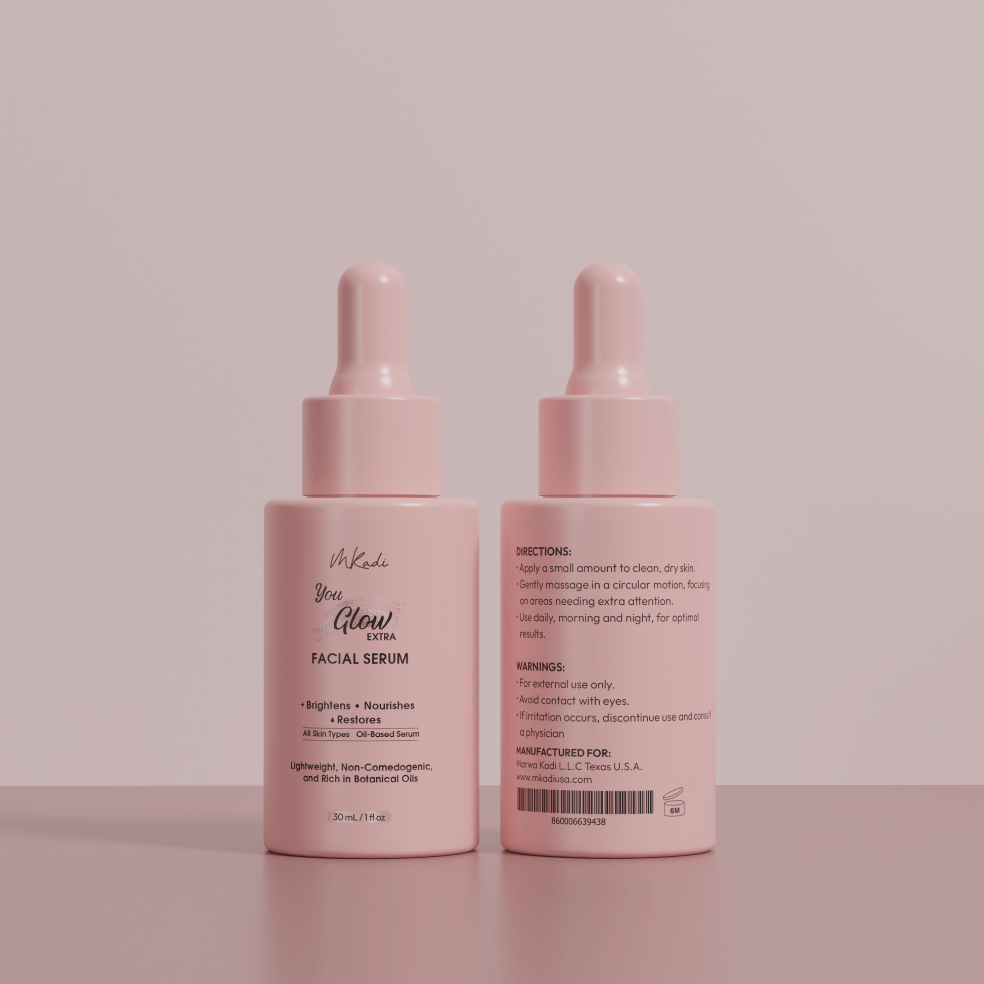 YouGlow Extra – Advanced Brightening & Nourishing Facial Oil Serum - MKADI